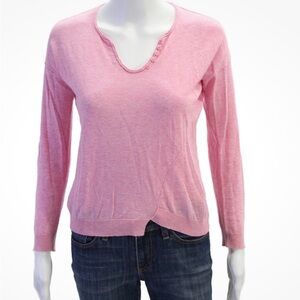 Pink Long Sleeve Top Zadig & Voltaire Celsa Bis Cop size XS